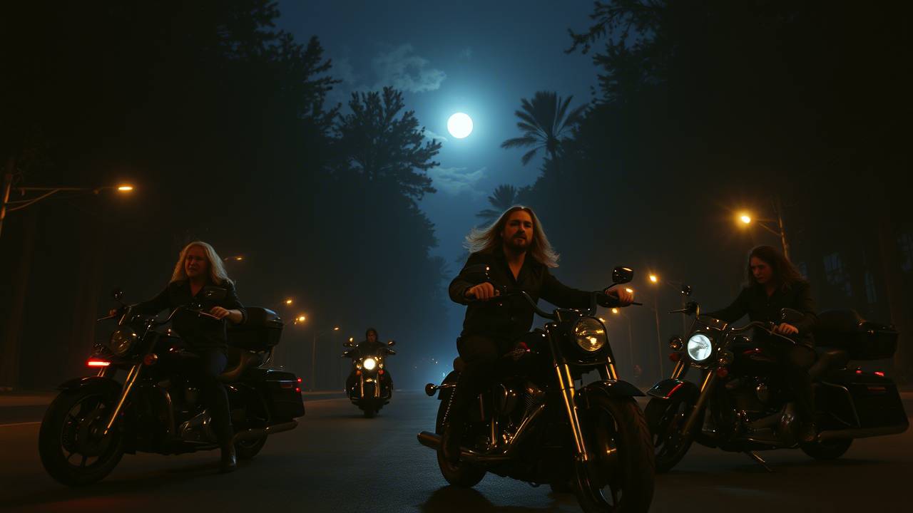 Chasing Shadows In The Midnight Blue