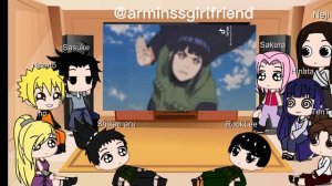Naruto friends react to sakura and hinata future ||narutoxjjk||1/2|