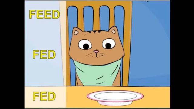 РЭП про КОТА! Английские неправильные глаголы (песня 1).