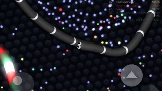 Идеальный вариант росто в Slither.io