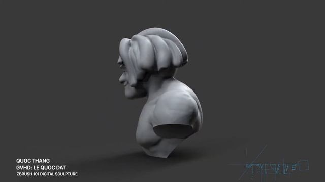Tác phẩm khóa học Zbrush 101 Digital Sculpture 20K01Đ tại Keyframe смотреть онлайн