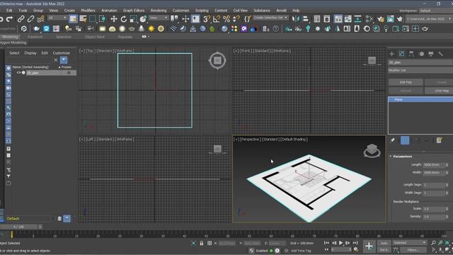 003 import jpeg picture/creating Bitmap/2D base plan/3dsMax-2022 смотреть онлайн