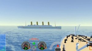 TITANIC BRITANNIC DAMAGE COLLISION!!! HULL DEFORMATION DAMAGE PART 2!!! - Ocean liner Simulator