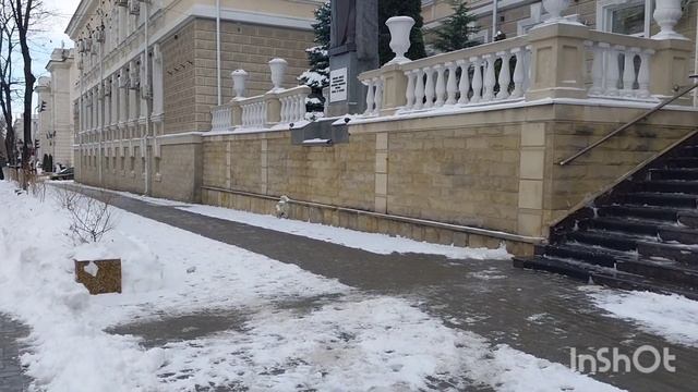 Кишинёв, центр.Бульвар Штефан чел Маре ши Сфынт.(15.01.24). смотреть онлайн