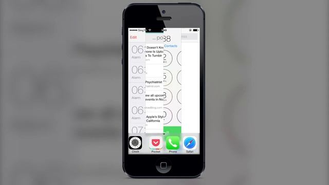 iOS 'Layered Masks' multitasking concept смотреть онлайн