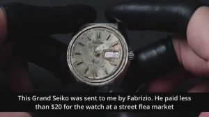 Реставрация часов  Grand Seiko