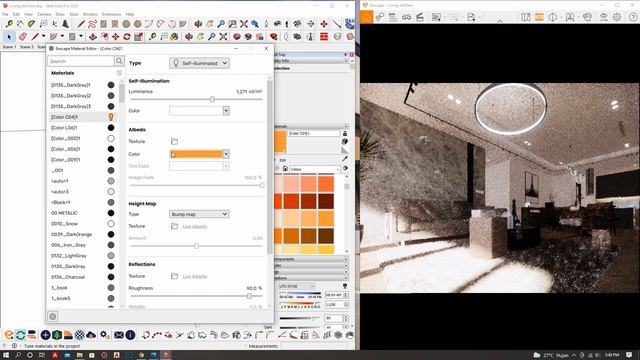 Sketchup Enscape Tutorial | Texture & lighting interior #03 смотреть онлайн