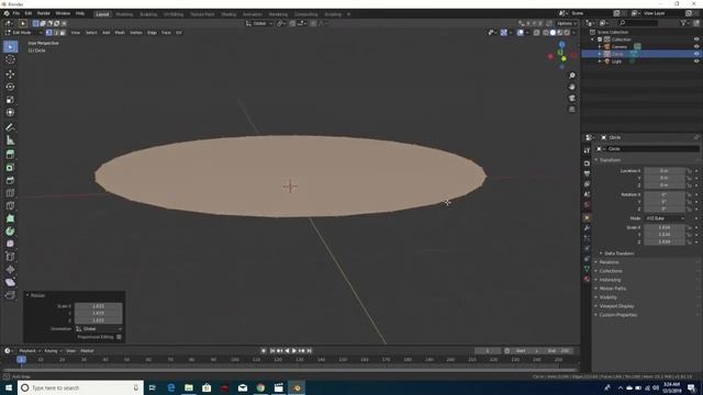 Create a Plate using Blender 2.81 смотреть онлайн
