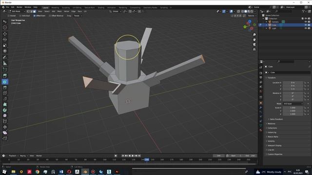 2023 03 02 3 КУРС . Компроект. BLENDER/ Субдівайдінг смотреть онлайн