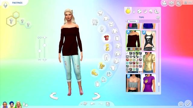 The Sims 4 CAS // RANDOM GENETICS CHALLENGE смотреть онлайн