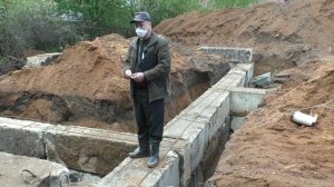 Строительство фундаментов из блоков бывших в употреблении