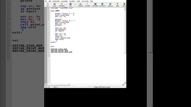 emu8086 assembler and microprocessor emulator 4 08 2022 03 16 23 13 25 смотреть онлайн
