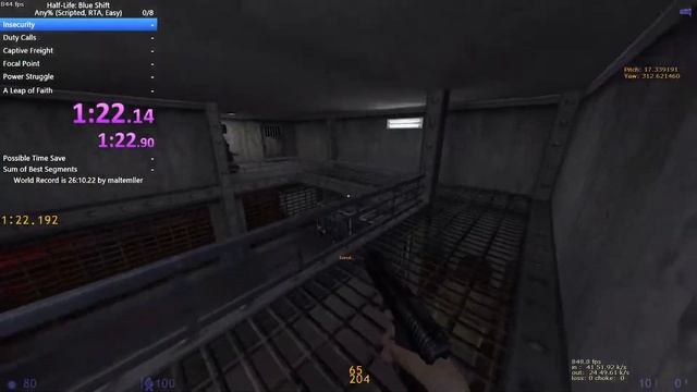 Half-life Blue Shift Speedrun смотреть онлайн