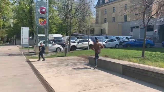 Паркурщики в Вене! смотреть онлайн