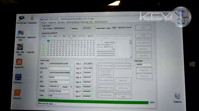 VVDI2 - Skoda Octavia 2015 MQB (mileage correction) смотреть онлайн