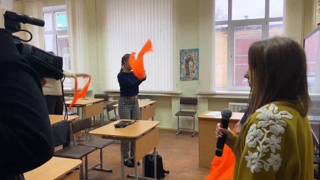 Интервью со студентами в рамках учебной-мини фирмы 