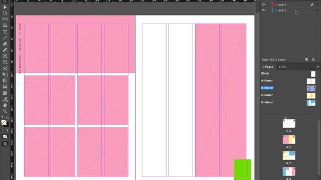 INDESIGN CC 2019: Páginas maestras, anidados, numeración y capas смотреть онлайн