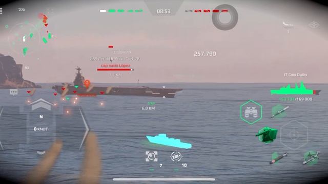 IT Caio Duilio with EMRG gameplay, Modern Warships смотреть онлайн