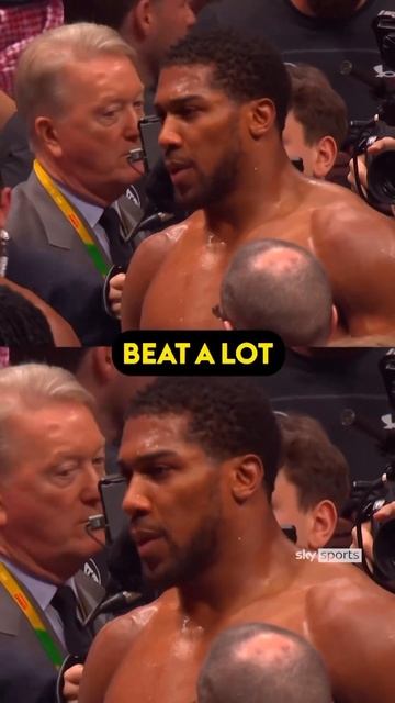 What Joshua & Ngannou said to each other after their fight 🥊 👀 смотреть онлайн