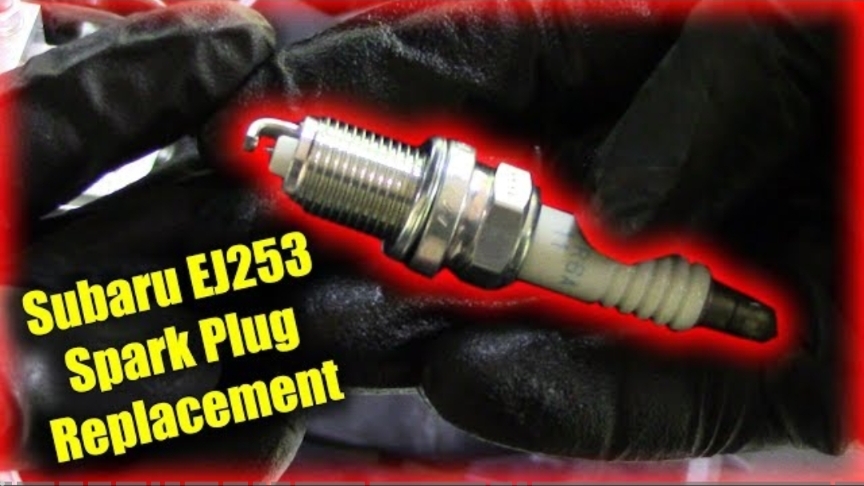 Замена свечей зажигания Subaru Outback EJ253 объемом 2,5 л