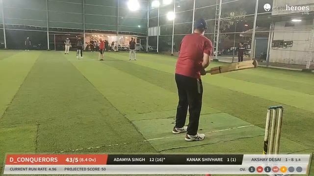 Live Cricket Match | D_Conquerors vs D_Legends | 19-Feb-24 09:41 PM 10 | Dugout T_10 2024 | CricHer смотреть онлайн
