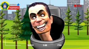 СКИБИДИ ТУАЛЕТ SCP ГОРКА ПОЖИРАТЕЛЬ ► ПЕСНЯ Skibidi toilet Extra slide Анимация