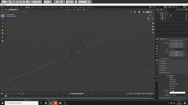 Blender Basic Tutorial:Object Properties - Viewport Display смотреть онлайн