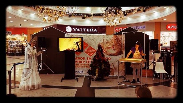 Песочная новогодняя сказка. Песочное шоу на новый год. смотреть онлайн