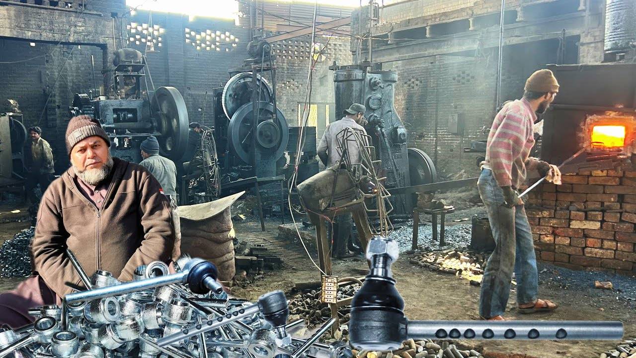 Невероятный Производственный Процесс Изготовления Наконечников рулевой тяги трактора смотреть онлайн