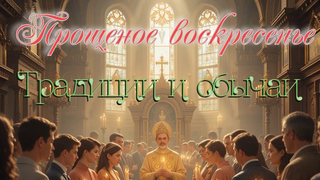 Прощеное воскресенье: традиции и обычаи смотреть онлайн