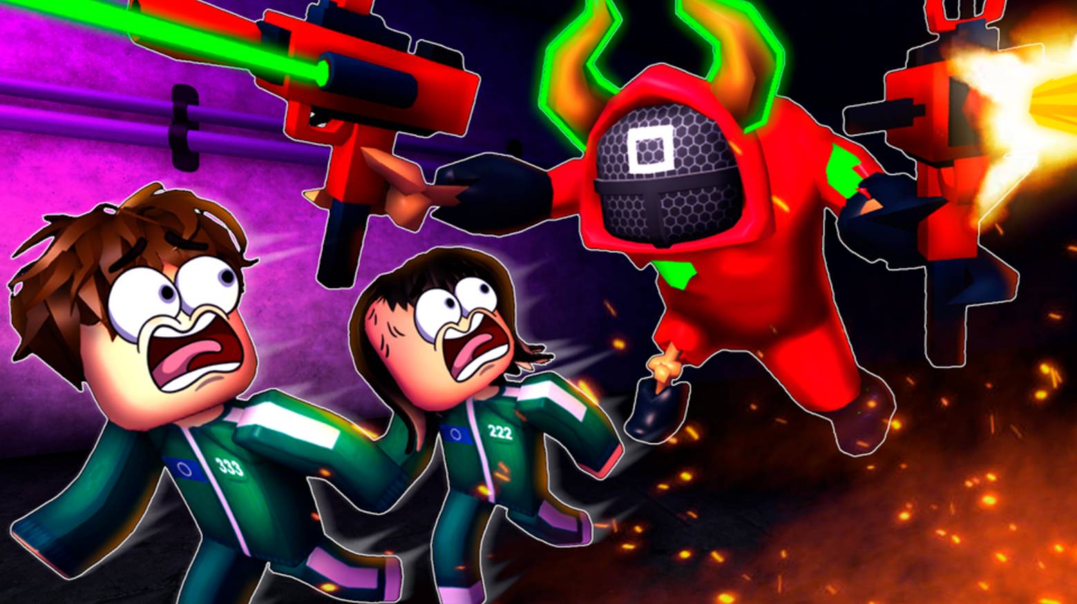 Сбежал с сумашедшей игры в кальмара! смотреть онлайн