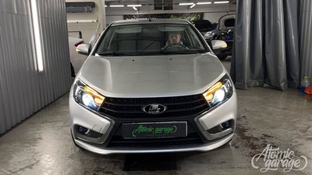 Тюнинг света на Lada Vesta | Бегущие поворотники смотреть онлайн