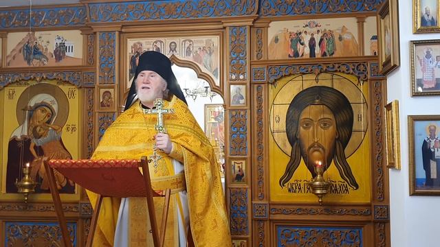 ПартенитХрам Благовещения .Неделя Сыропустная Воспоминание Адамова изгнания Проповедь Игумена Никиты