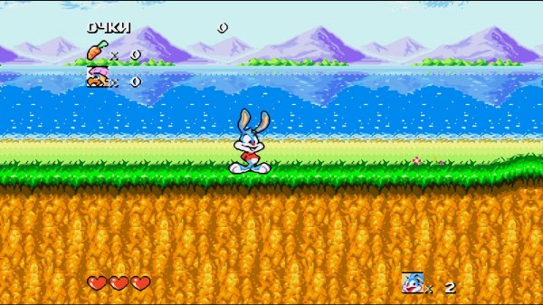 Tiny Toon Adventures: Buster's Hidden Treasure (Sega Mega Drive) - Полное прохождение [1080p]