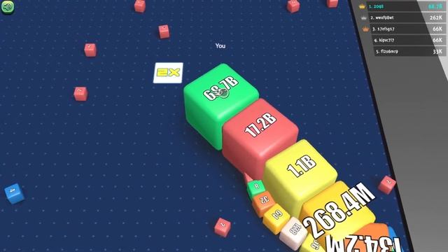 Cubes 2048.io Game 🎲 How to play 🎲 Gameplay смотреть онлайн