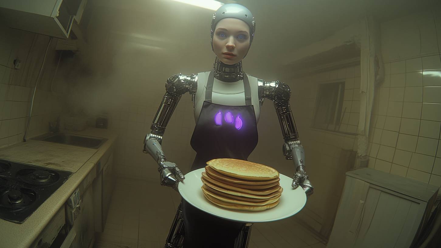 Ai Кибер Масленица. Сотворил видео в нейросетях на блины смотреть онлайн