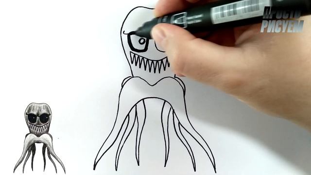 Рисуем ОСЬМИНОГА МОНСТРА из ЗООНОМАЛИЯ 2 смотреть онлайн