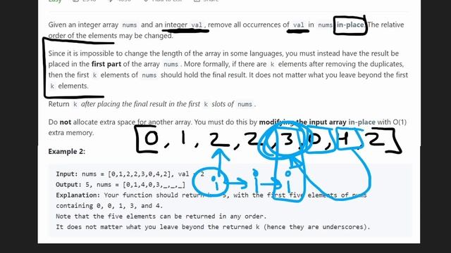 Leetcode 027: Remove Element (RU) смотреть онлайн