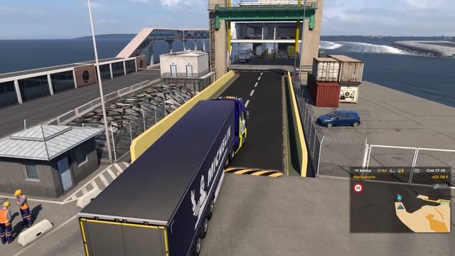 Euro Truck Simulator 2 v1.49.2.23 VOLVO FH Classic Globetrotter (6x4) 540 bg (397 kw) Logitech g29 смотреть онлайн