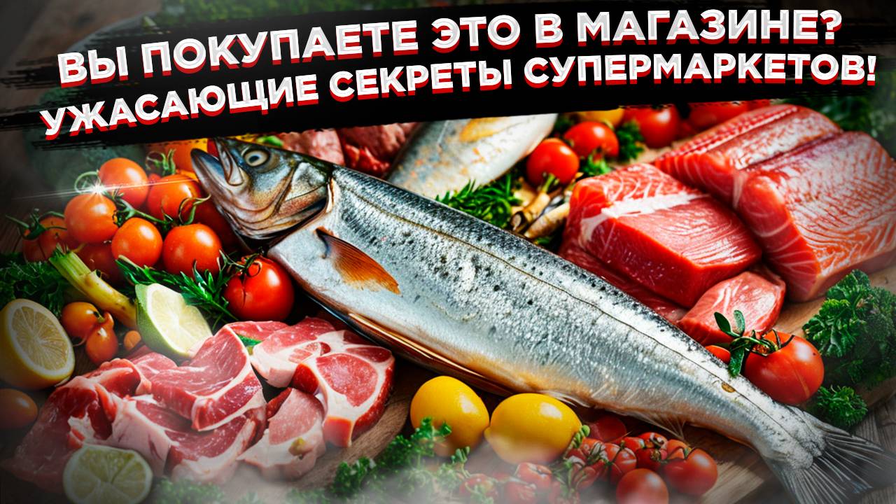 Гнилое мясо и тухлая рыба на прилавках! Шокирующая правда о продуктах в супермаркетах. смотреть онлайн