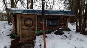 СТРОИТЕЛЬСТВО ЗЕМЛЯНКИ В ЛЕСУ. От начала до конца