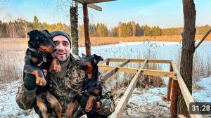 Строю двух этажный дом на дереве. Сделал первый этаж
