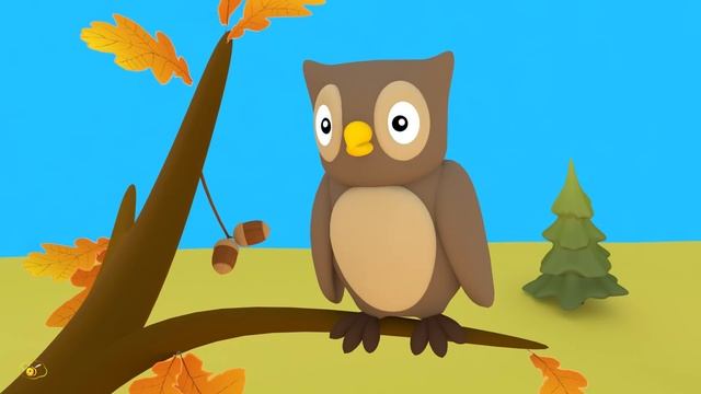 Учимся с Масиком： Потешка совушка сова. Мультик для самых маленьких малышей, потешки игры для детей. смотреть онлайн