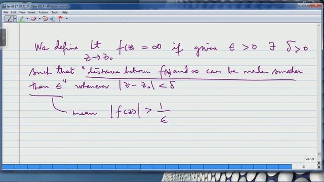 Mod-02 Lec-06 Studying Infinity: Formulating Epsilon-Delta Definitions for Infinite Limits смотреть онлайн