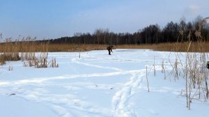 Рыбалка на новом зимнем водоёме на мормышку в  поисках больших уловов и нового зимнего озера!