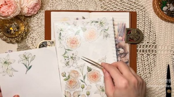 ASMR скрапбукинг