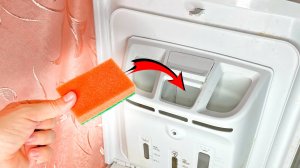 ЗАСУНЬТЕ ГУБКУ для МЫТЬЯ ПОСУДЫ в ОТСЕК для ПОРОШКА в СТИРАЛЬНОЙ МАШИНЕ!!!