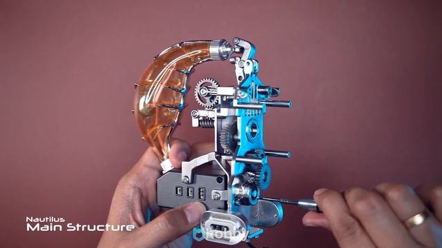 Building_a_Mechanical_Nautilus_Poseidon_3D_Metal_Model_Kit_｜_Speed смотреть онлайн