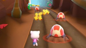 Моя говорящая Анджела в мире динозавров Talking Tom Time Rush | Мультик Бегалки для малышей