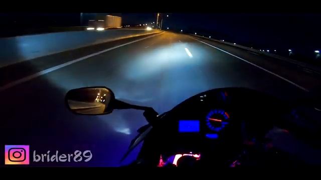 Ночной прохват по трассе на СПОРТБАЙКЕ.Лучшие моменты.Мото клип. смотреть онлайн